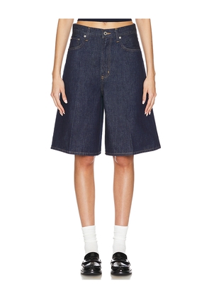 AGOLDE Nolan Short in Denim-Dark. Size 23. Also in 24, 25, 26, 27, 28, 29, 30, 31.