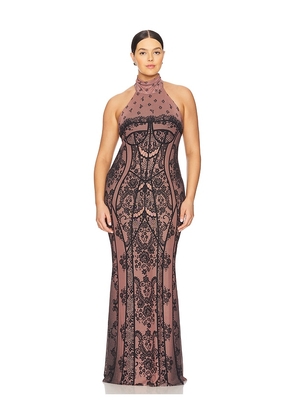 AFRM Arlette Dress in Tan. Size L. Also in M.