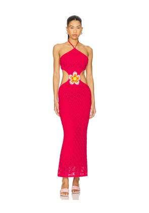 Capittana Lucinda Maxi Dress in Red. Size M/L. Also in XL.