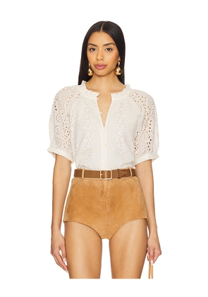 Cleobella Kate Blouse in Ivory. Size S. Also in XS, M.