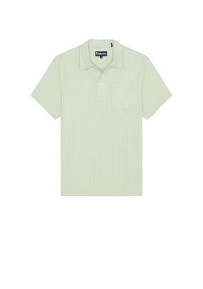 Barbour Dymchurch Seersucker Polo in Mint. Size XL/1X. Also in M.