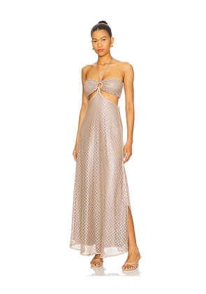 BOAMAR x REVOLVE Lazuli Long Dress in Brown. Size XL. Also in S.