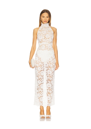 Amanda Uprichard Brynley Maxi Dress in White. Size XS. Also in L.