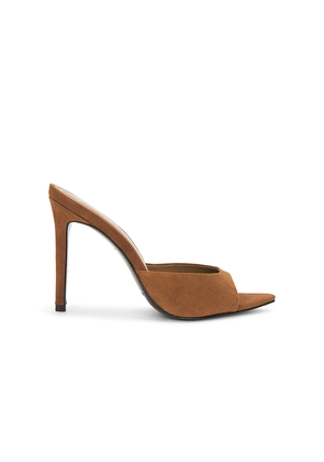 BLACK SUEDE STUDIO Brea Mule in Cognac. Size 37. Also in 38.