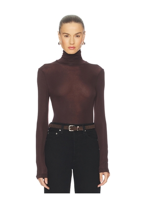 AGOLDE Pascale Turtleneck in Brown. Size M. Also in L.