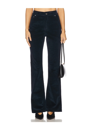 ALIGNE Slim Flare Cord Pant in Navy. Size 24. Also in 25.