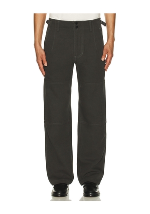 After Pray Officer Double Knee Pants in Charcoal. Size M. Also in S.