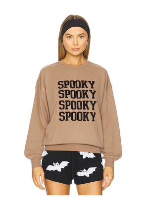 BEACH RIOT Devyn Oversized Sweatshirt in Brown. Size S. Also in XS.