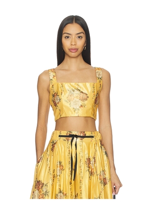 Agua by Agua Bendita Amanda Top in Yellow. Size L. Also in XL.