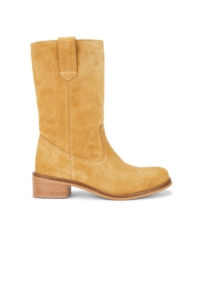 Dico Copenhagen Julia Gaucho Boot in Tan. Size 38. Also in 36, 37, 39, 40, 41.