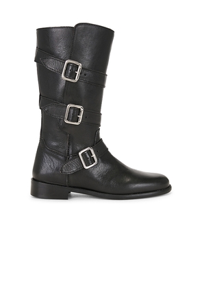 Dico Copenhagen Mia Triple Buckle Boot in Black. Size 38. Also in 36, 37, 39, 40, 41.