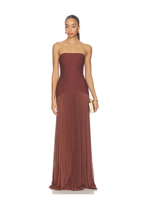 Alexis Sunniva Dress in Brown. Size XS. Also in S, M, L, XL.
