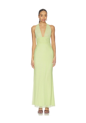 AFRM Anja Dress in Green. Size S. Also in XXS, XS, M, L, XL, XXL, 1X.