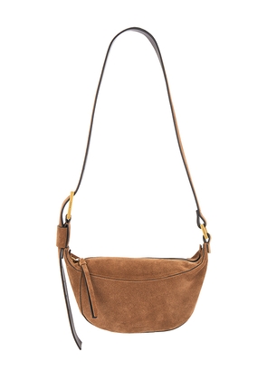 ALLSAINTS Luna Crossbody Bag in Tan.