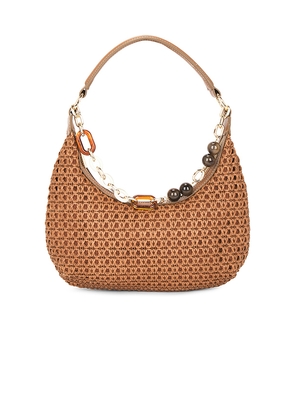 Dolce Vita Poppie Shoulder Bag in Tan.