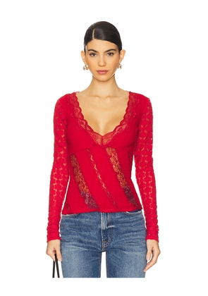 Free People x REVOLVE This Could Be Us Top in Red. Size S. Also in M.
