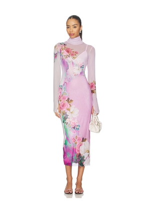 AFRM Shailene Dress in Pink. Size S. Also in XXS, XS, M, L, XL, XXL, 1X, 2X.