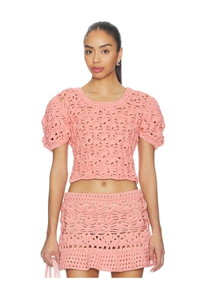 Aniye Records Mabel Top in Pink. Size XS. Also in S, M, L.