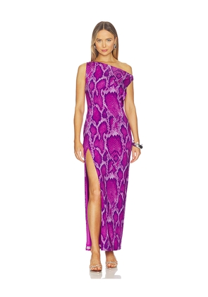 AFRM Saffron Dress in Purple. Size S. Also in XXS, XS, M, L, XL, XXL, 1X.
