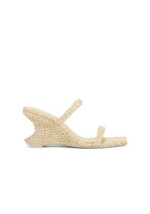 Cult Gaia Raven Sandal in Tan. Size 36. Also in 36.5, 37, 37.5, 38, 38.5, 39, 39.5, 40.