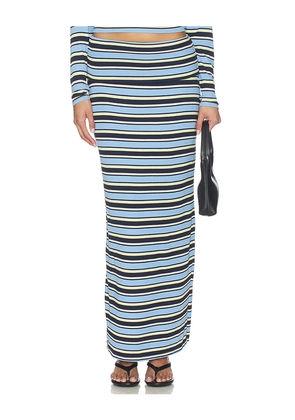 AFRM Esin Skirt in Blue. Size S. Also in XXS, XS, M, L, XL, XXL, 1X.