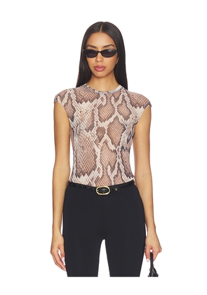 AFRM Nina Top in Beige. Size S. Also in XXS, XS, M, L, XL, XXL, 1X, 2X, 3X.