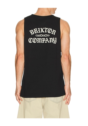 Brixton Chains Tank Top in Black. Size S. Also in M, L, XL/1X.