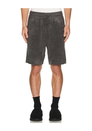 Barefoot Dreams CozyChic Lite Rolled Edge Shorts in Grey. Size S. Also in M, L, XL/1X.