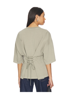 AGOLDE Ellery Tee Shirt in Grey. Size XS. Also in L, M, S, XL.