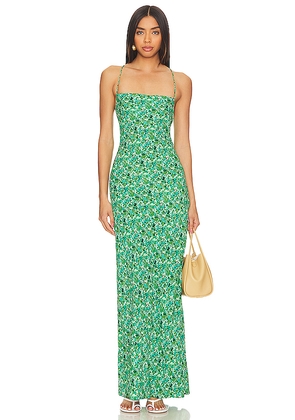 FAITHFULL THE BRAND x REVOLVE Lusia Midi Dress in Green. Size S. Also in M, XL.