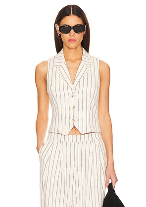 House of Harlow 1960 x REVOLVE Celia Vest Top in Cream. Size XS. Also in S.