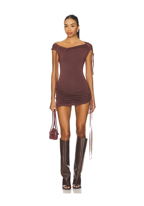 I.AM.GIA Asha Mini Dress in Brown. Size S. Also in L, XS.