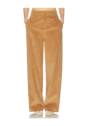 Helsa The Baggy Trouser in Corduroy in Brown. Size S. Also in L, XL.