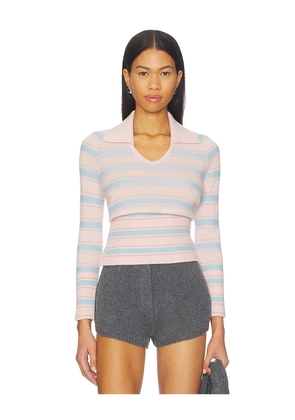 Guest In Residence Port Polo in Blush. Size S. Also in XS, M, L.