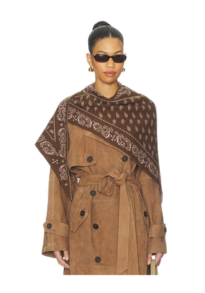 Guest In Residence The Wild Rag in Chocolate.