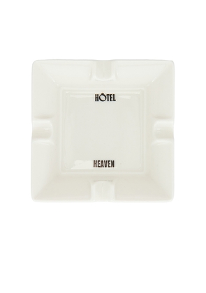Heaven Mayhem Mini Ashtray in White.