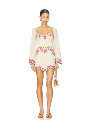 Free People Bali Marlene Mini Dress in Tan. Size XS. Also in M, S.