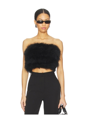 GIUSEPPE DI MORABITO Strapless Top in Black. Size 40. Also in 42.