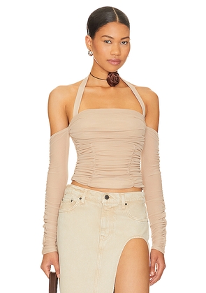 Lovers and Friends Lylah Top in Beige. Size S. Also in M.
