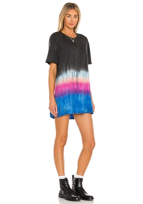Michael Lauren Burman T-Shirt Dress in Black. Size XXL. Also in XS, S, M, L.