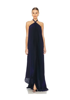 L'IDEE Deesse Gown in Navy. Size 8/S. Also in 6/XS.