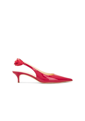 Magda Butrym Sling Back Kitten Heel in Red. Size 36. Also in 37.