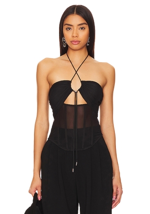 MISHA Talulla Top in Black. Size XXL. Also in M.