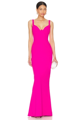 Nookie Romance Gown in Fuchsia. Size XS. Also in S.