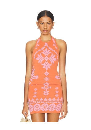 MISA Los Angeles Hali Top in Burnt Orange. Size XL. Also in L.