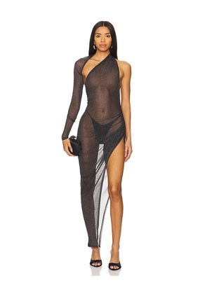 NBD The Grace Midi Dress in Black. Size L. Also in XL.