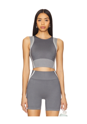 On Studio Knit Crop Top in Grey. Size S. Also in L.