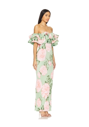 L'IDEE Premiere Gown in Green. Size 6/XS. Also in 8/S.