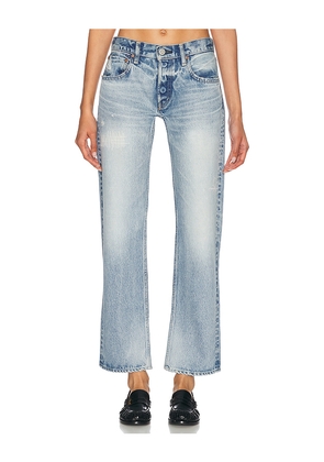 Moussy Vintage Aurantia Straight Jeans in Denim-Light. Size 30. Also in 28.