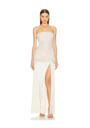 Michael Costello x REVOLVE Mathilde Maxi Dress in Ivory. Size S. Also in L.